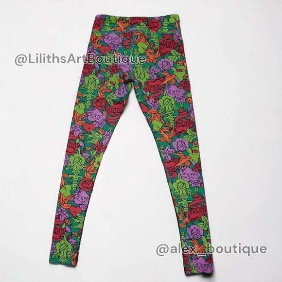 Zumba Love Long Leggings Green As It Gets Size S (E050) - Picture 4 of 5